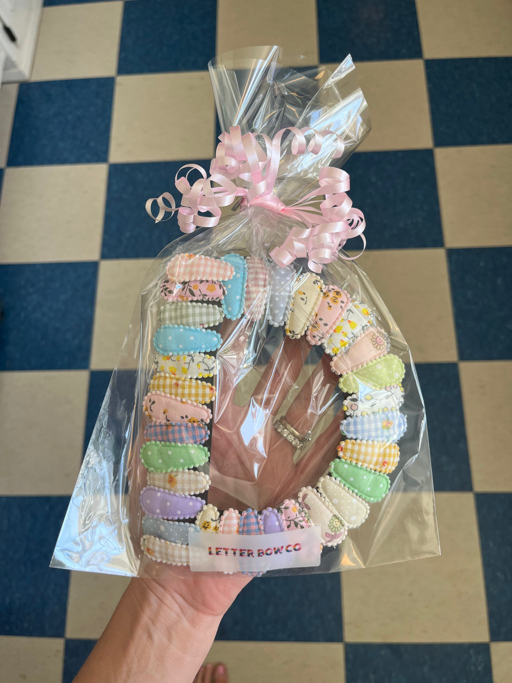 5in Barrette Letter