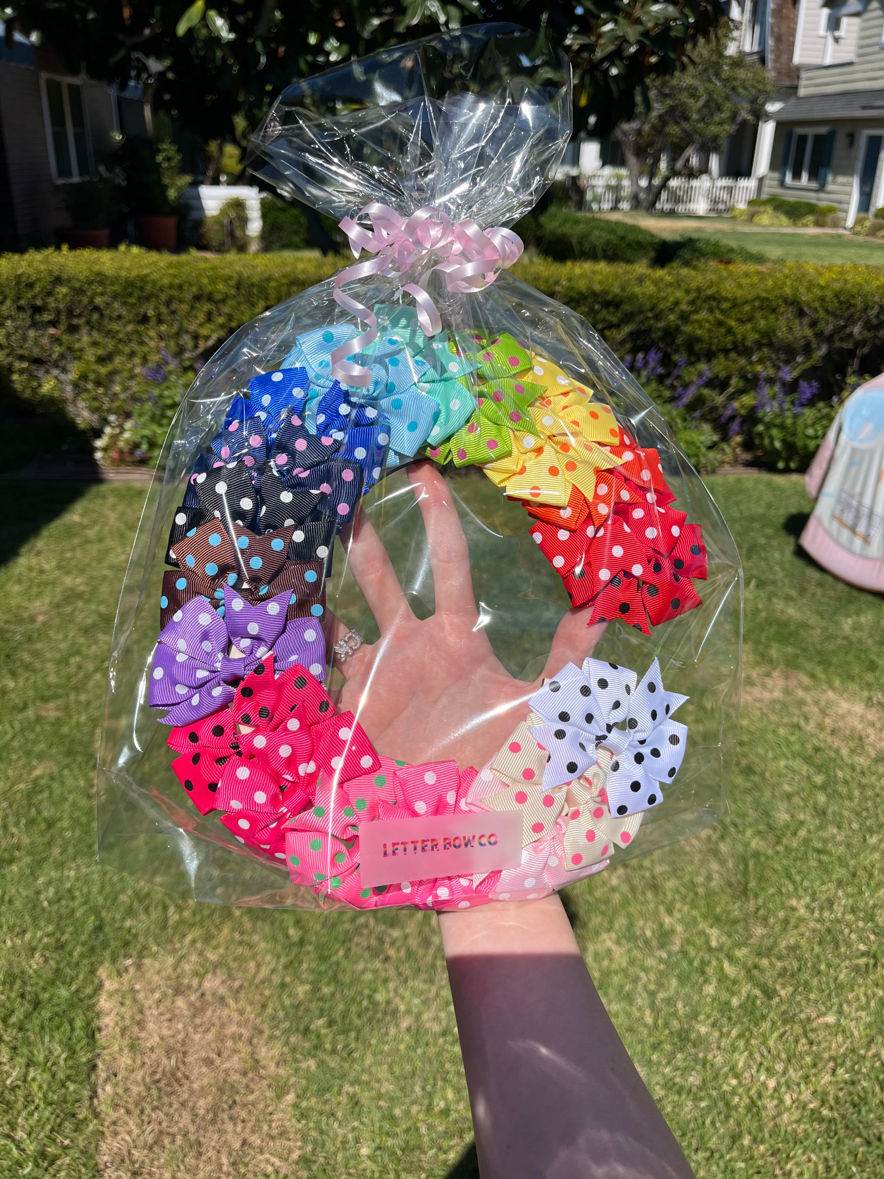 8in Polka Dot Letter